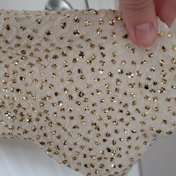 Caroline Rose Gold Glitter Tunic Top - Picture 2 of 5